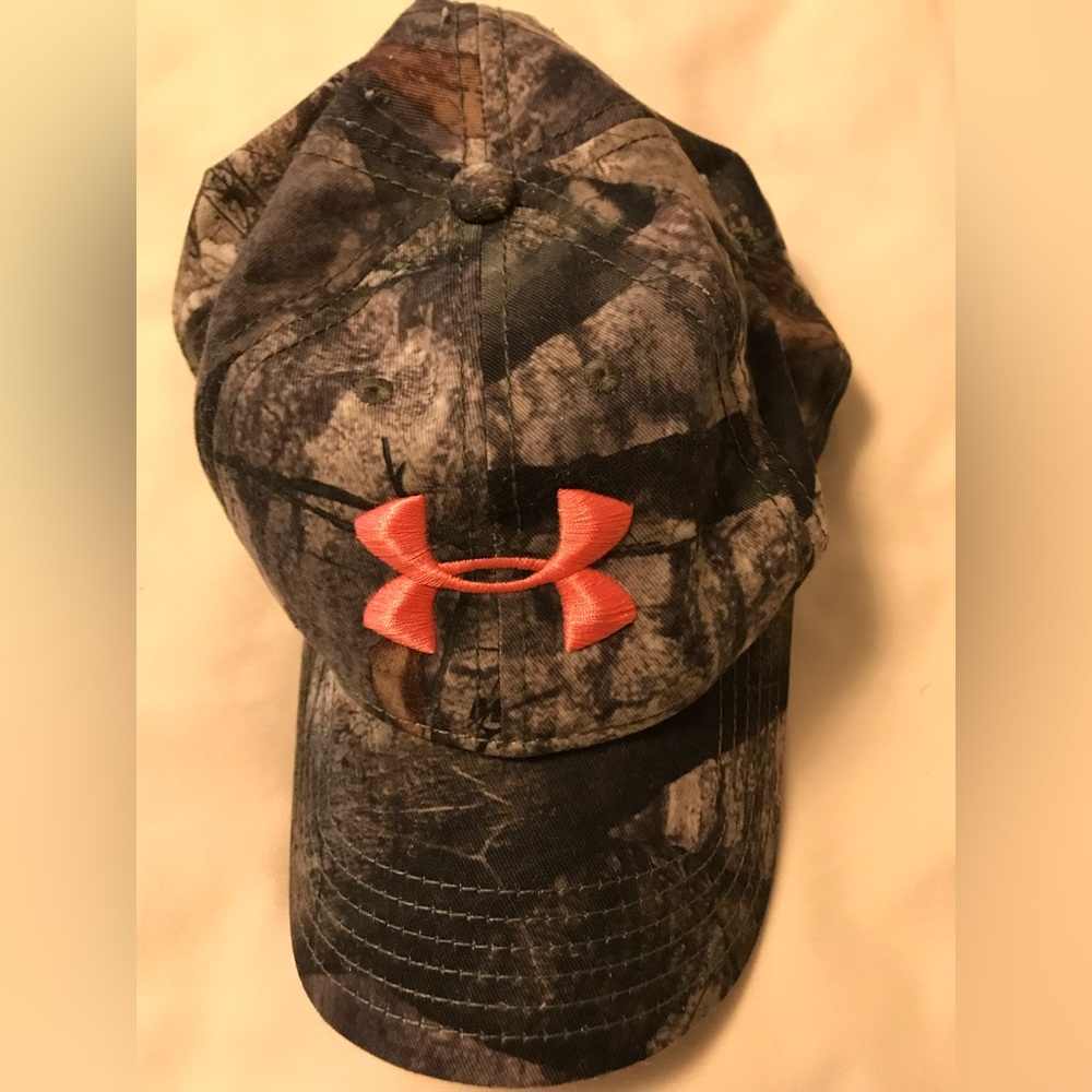 UA camo and pink hat